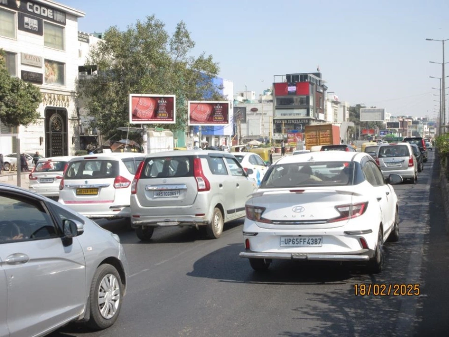 Unipole Advertising in South Extn., Ring Road - Towards DND - set 0f 02