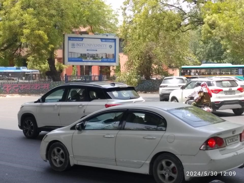 Unipole Advertising in Janakpuri West Metro Station