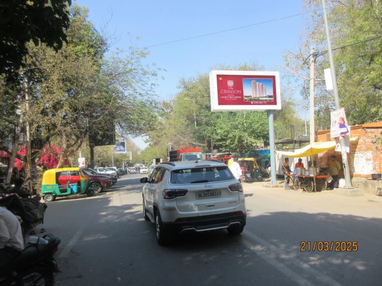 Unipole Advertising in Green Park Main Market